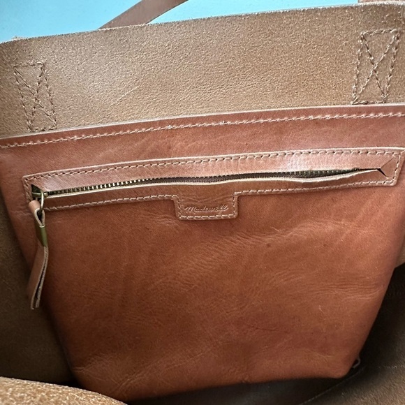 Madewell Leather Transport Tote Cognac - Picture 4 of 7
